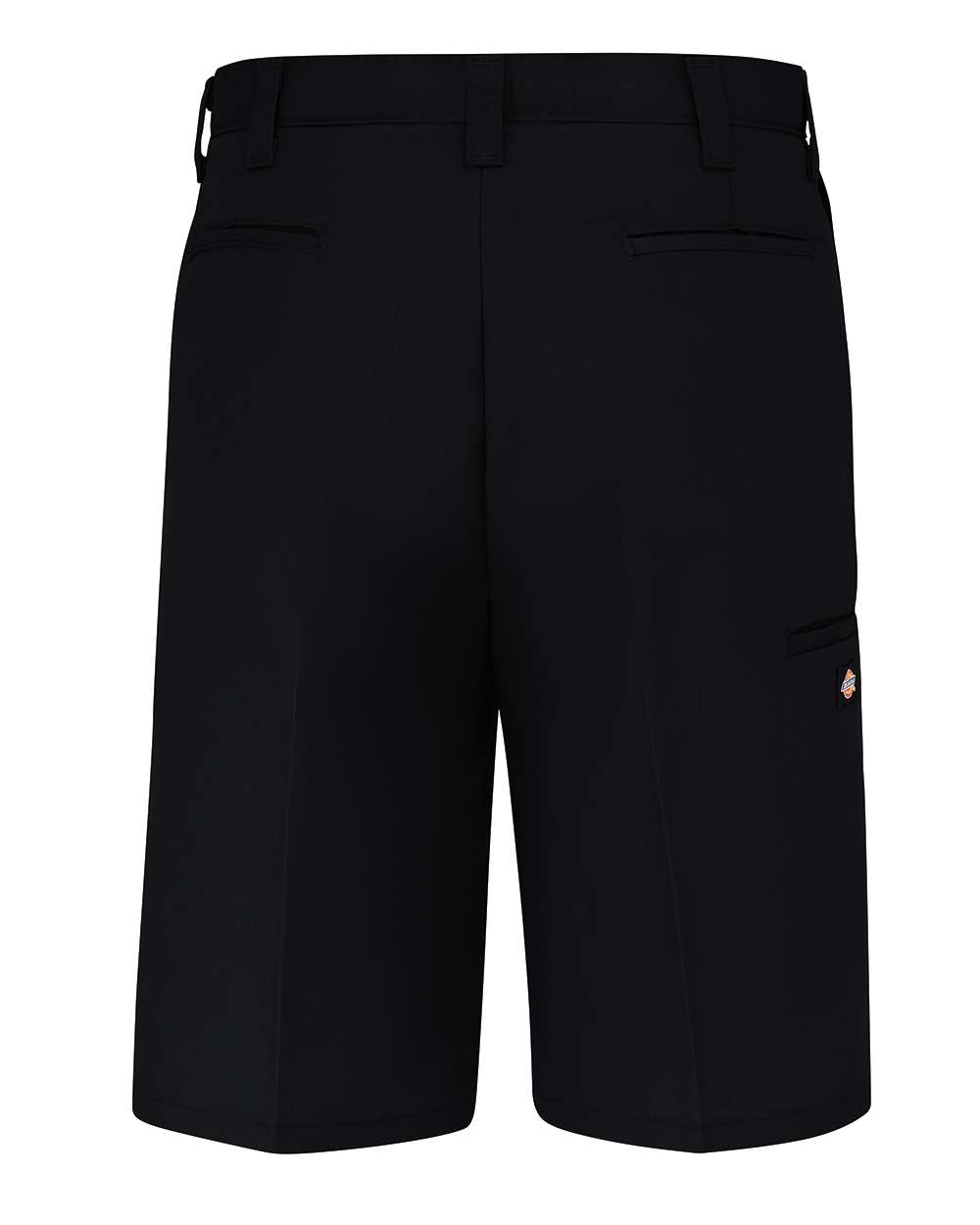Front View of Black Premium Industrial Multi-Use Pocket Shorts - Extended Sizes - LR62EXT