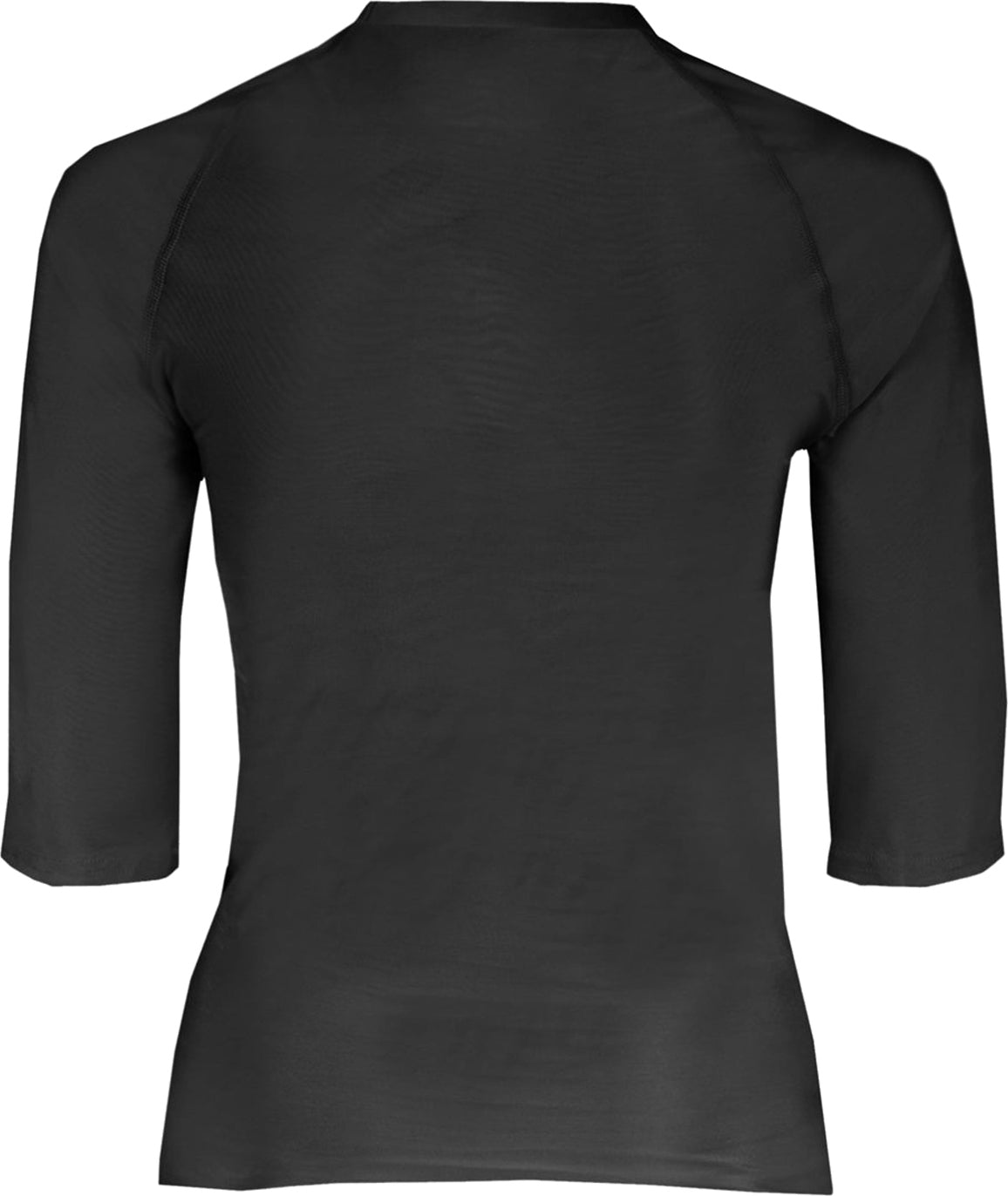 Rear View of BLACK PRO COMPRESSION 1/2 SLEEVE CRE