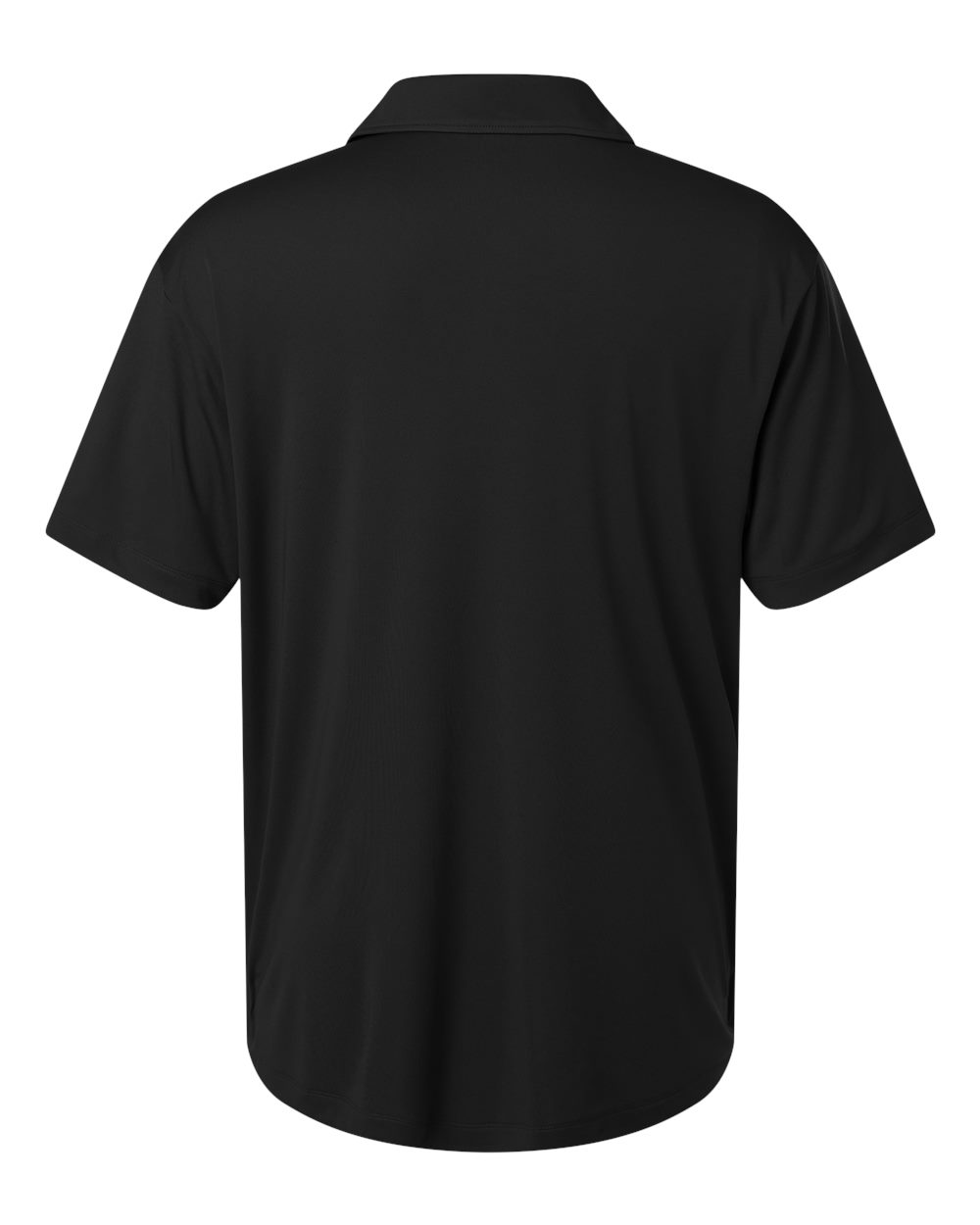 Front View of Black Pro-Lock Performance Polo - 41800