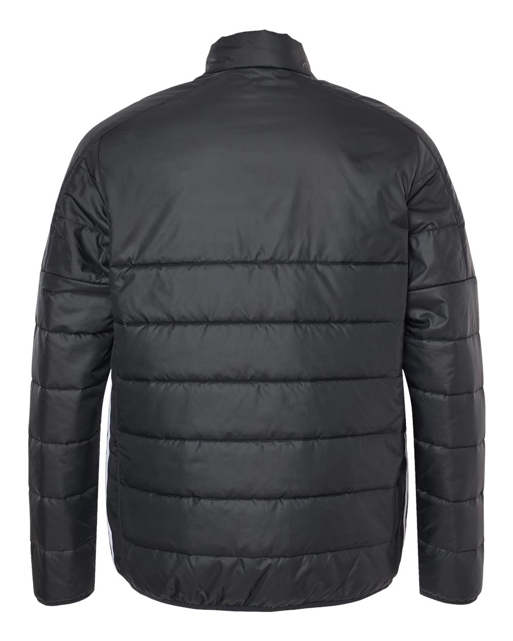Front View of Black Puffer Jacket - A570