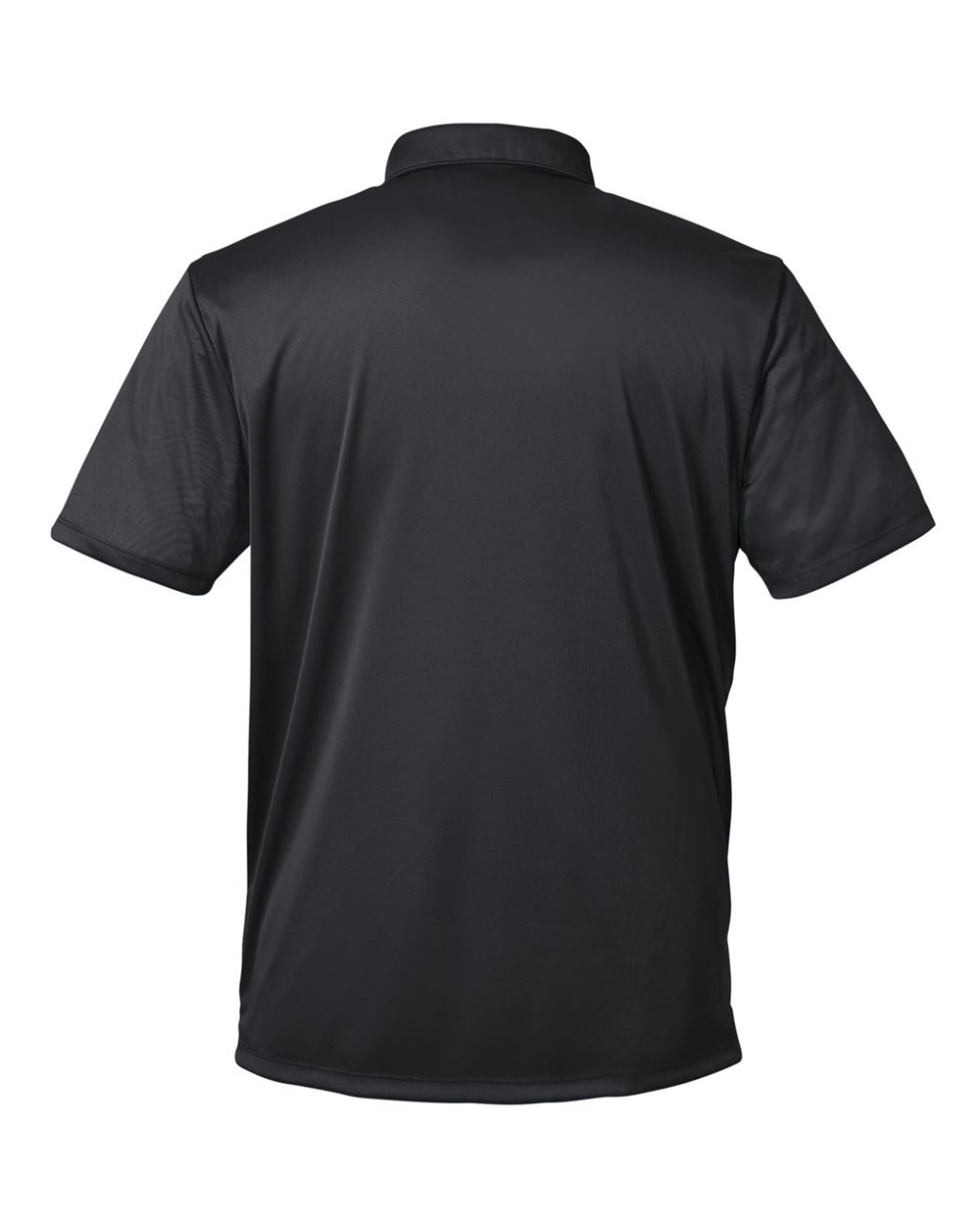 Rear View of Black Pursuit Performance Polo - H120558