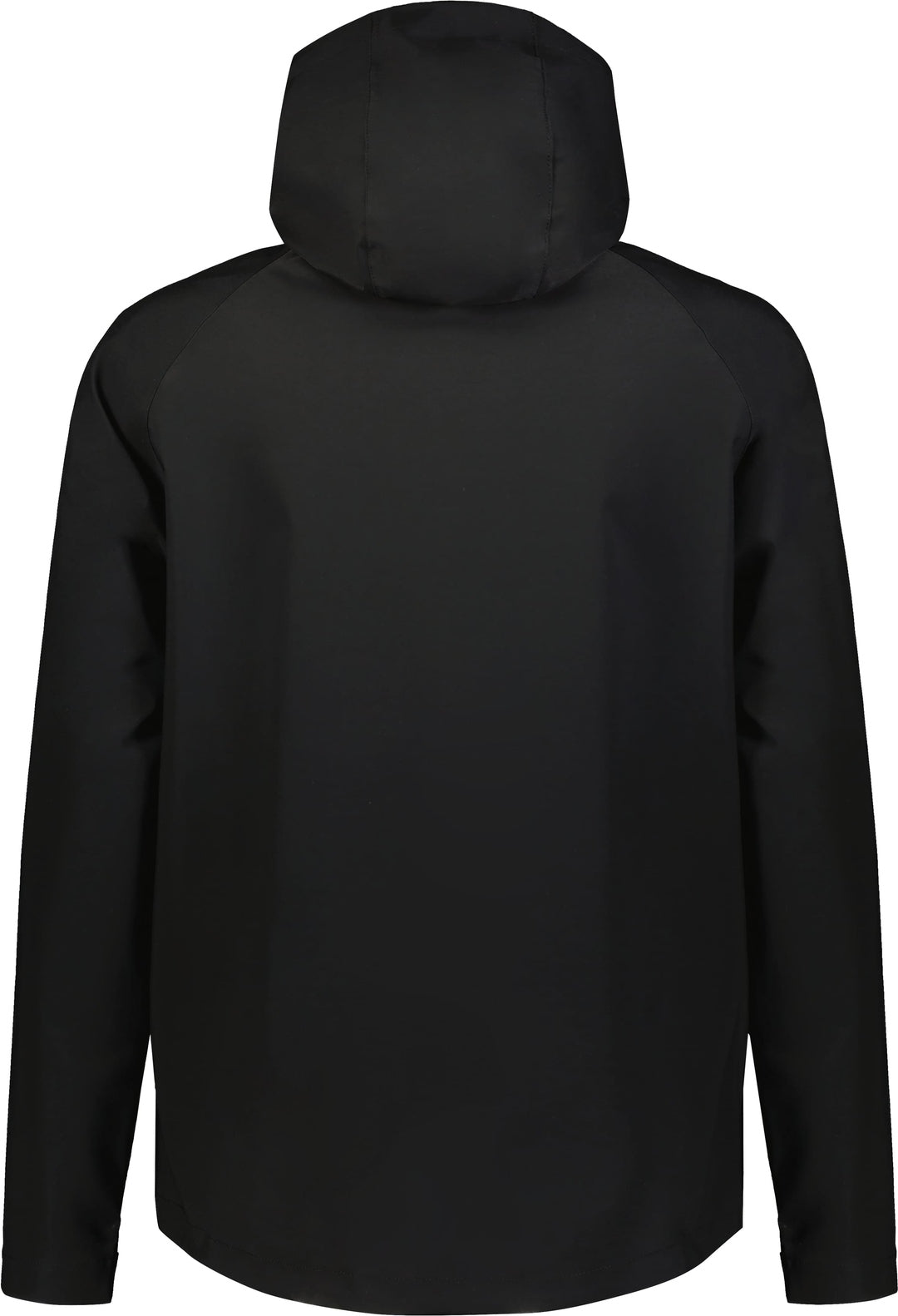 Rear View of BLACK RAIN SECURE WATERPROOF JACKET