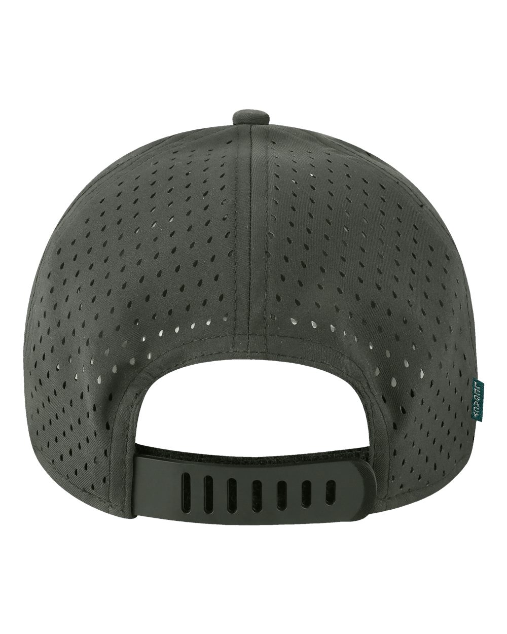 Front View of Black Reclaim Mid-Pro Adjustable Cap - REMPA