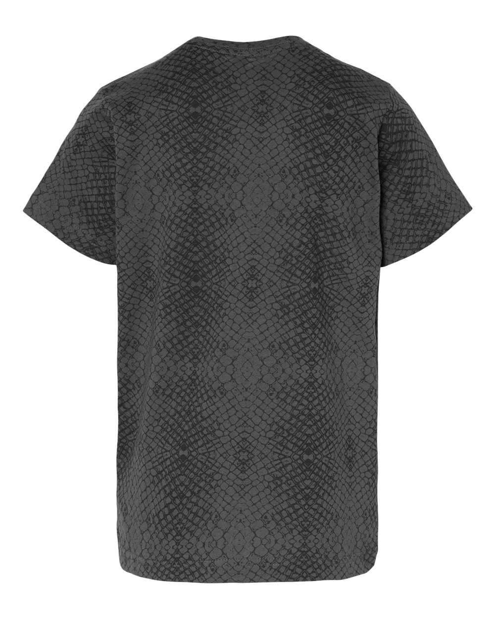Front View of Black Reptile Youth Fine Jersey Tee - 6101