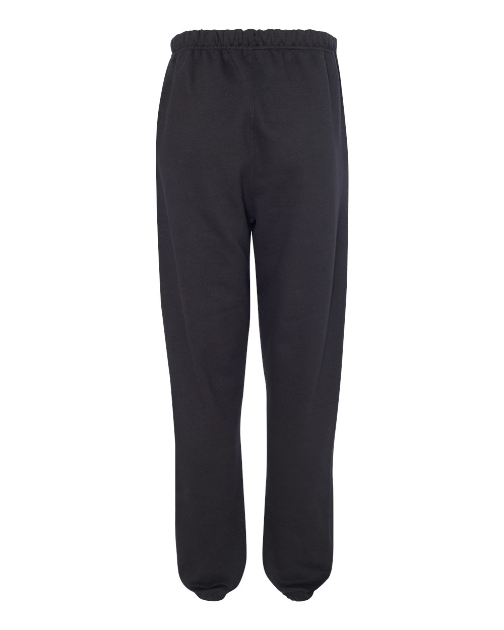Rear View of Black Reverse Weave® Sweatpants - RW10