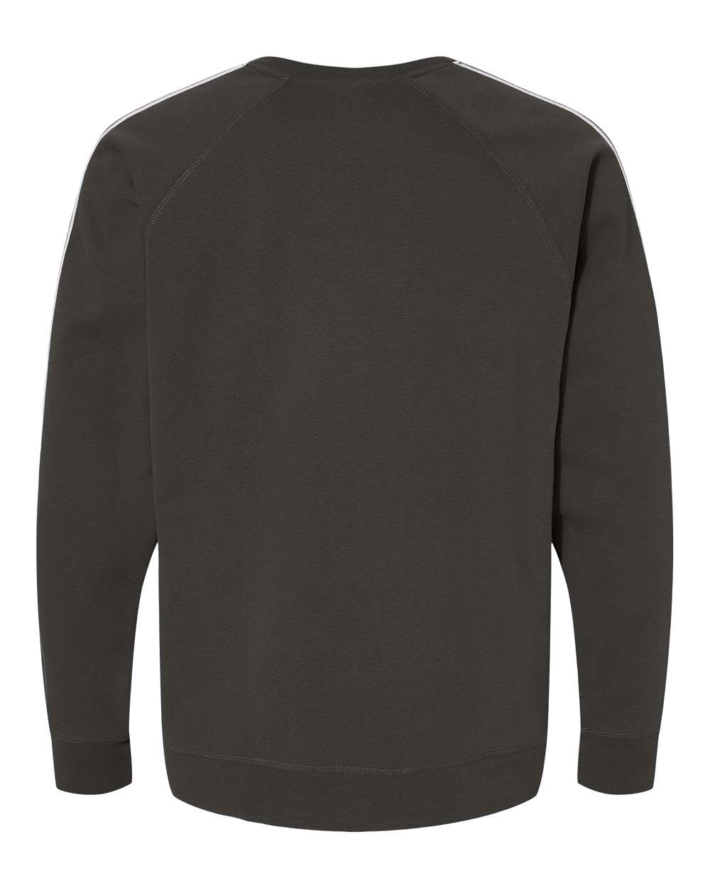 Front View of Black Rival Fleece Crewneck Sweatshirt - 8641