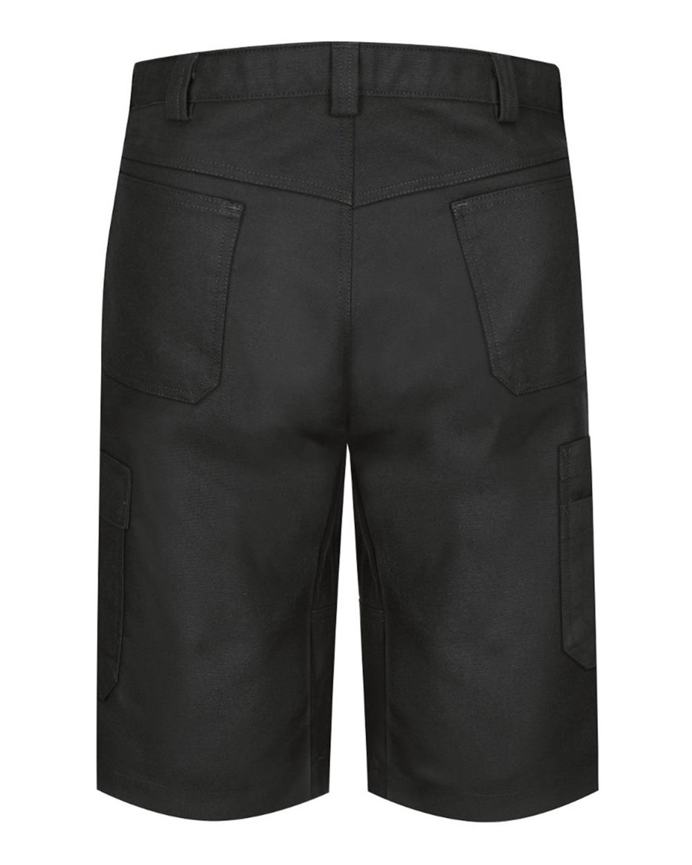 Rear View of Black Shop Shorts Extended Sizes - PT4AEXT