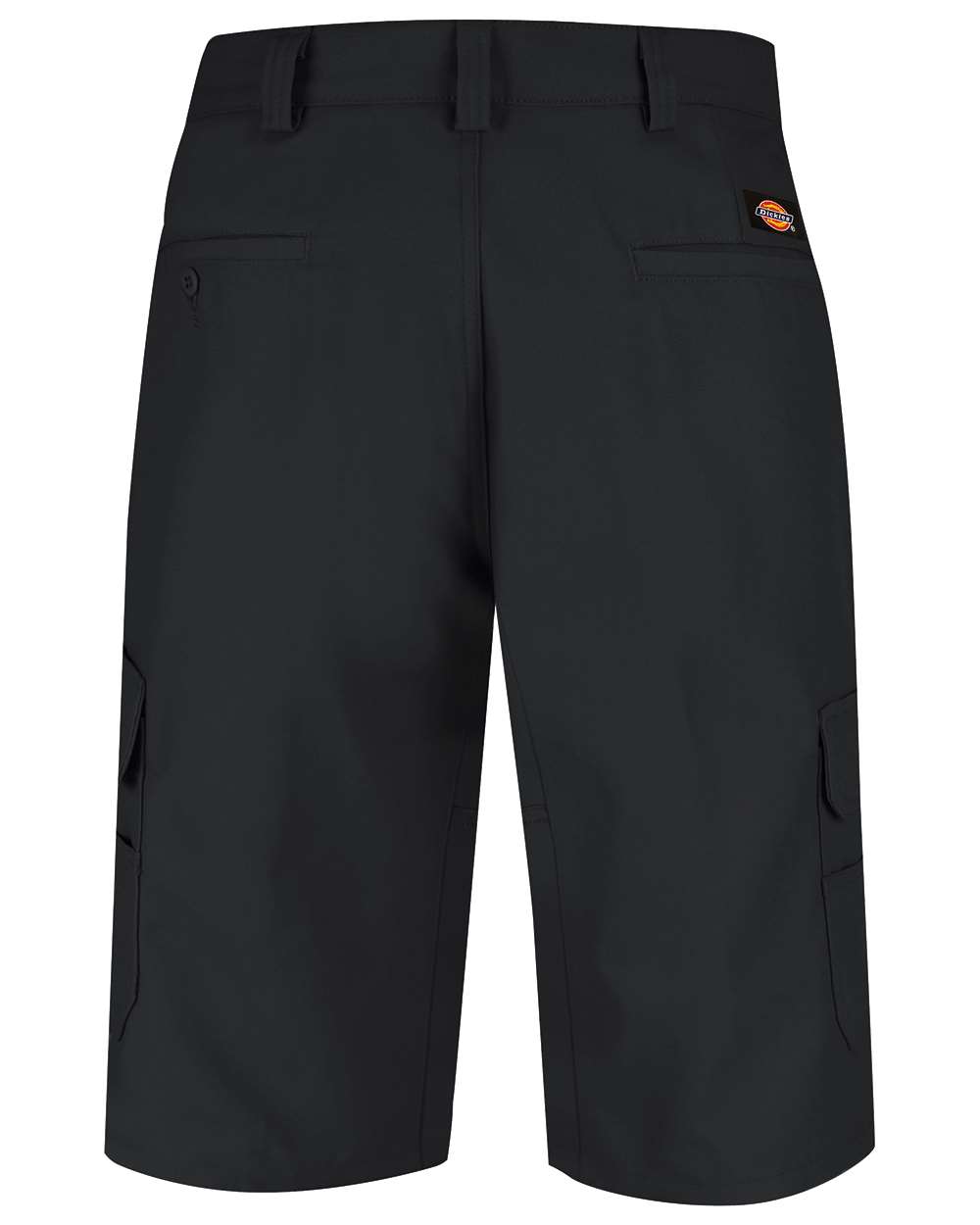 Front View of Black - Size 50W Functional Cargo Shorts - WP90