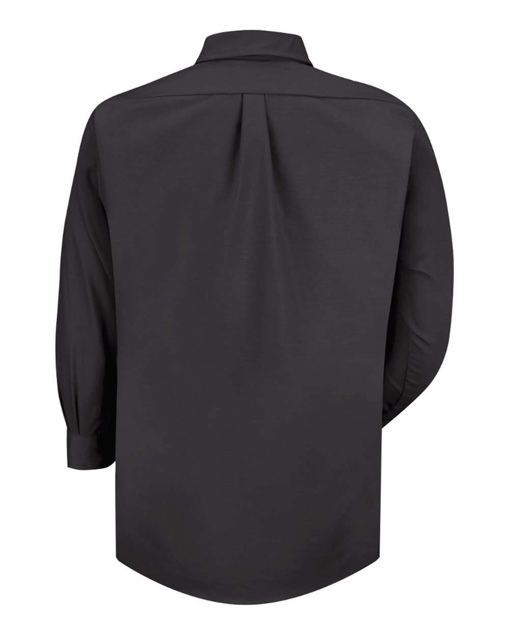 Front View of Black - Sleeve 36/37 Poplin Dress Shirt - SP90