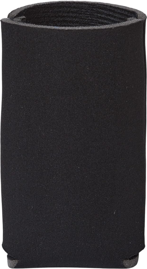 Front View of Black Slim Can and Bottle Holder - FT001SC