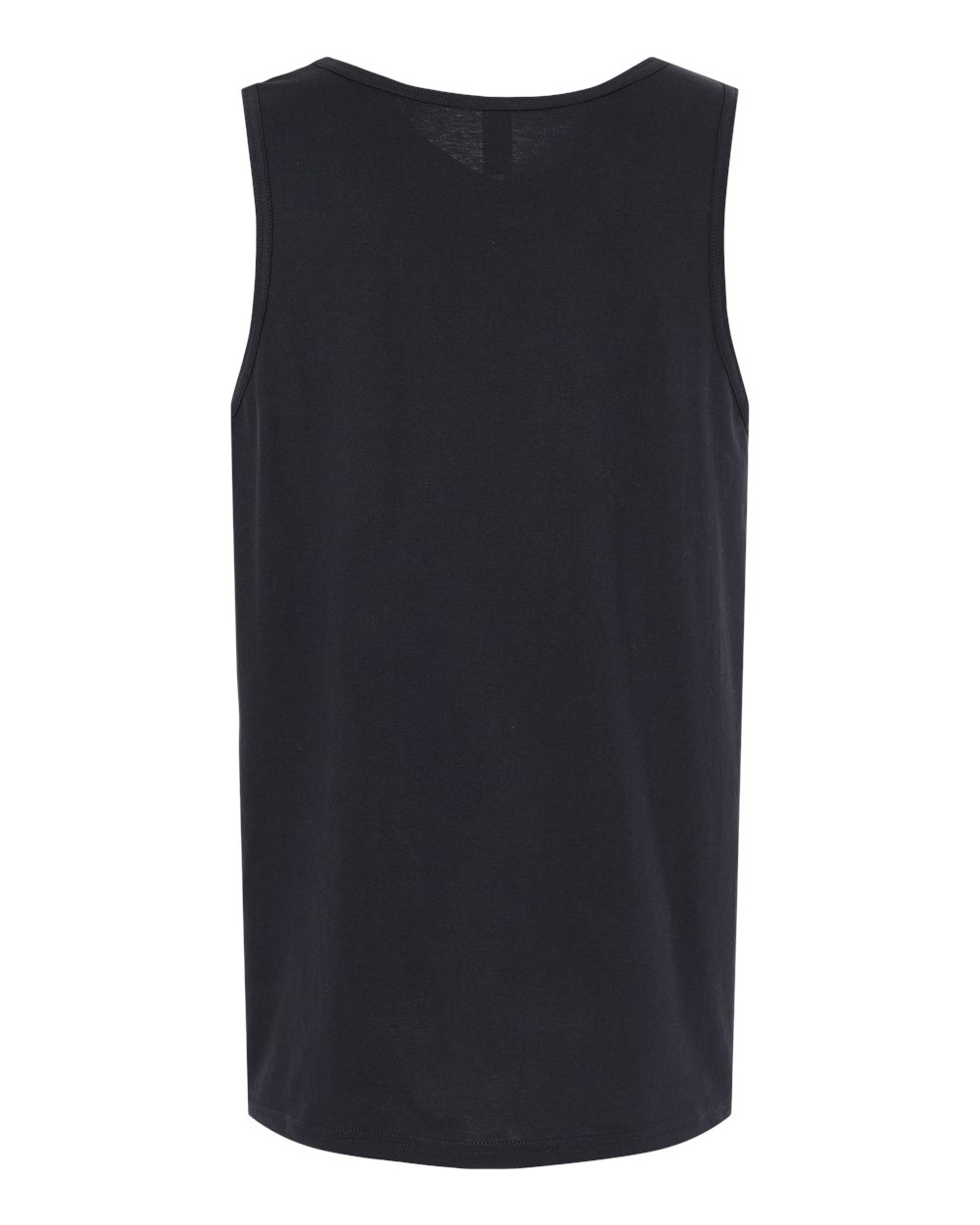 Front View of Black Softstyle® Tank Top - 64200