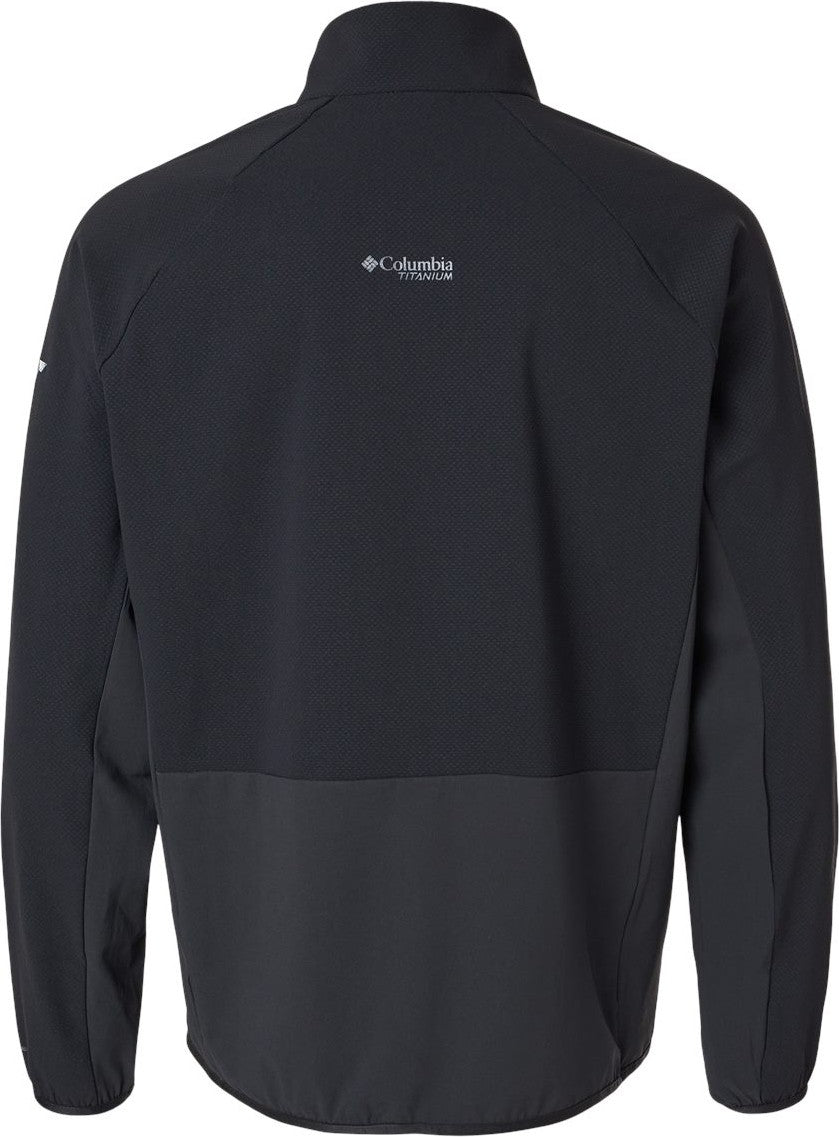 Front View of Black Spectre Ridge™ II Tech Fleece Full-Zip Jacket - 209751