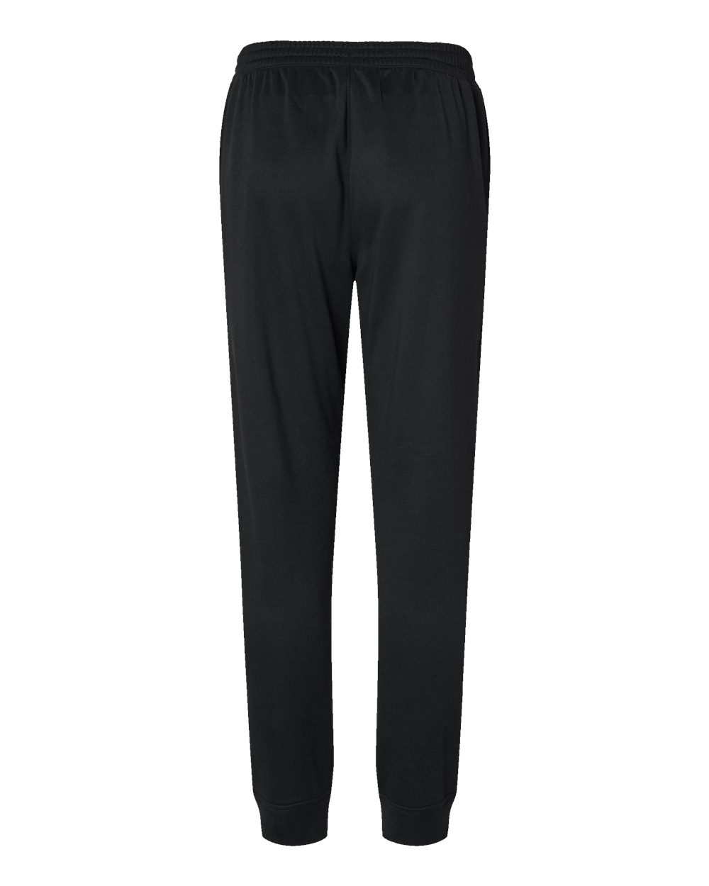 Front View of Black Sport Joggers - CHP200