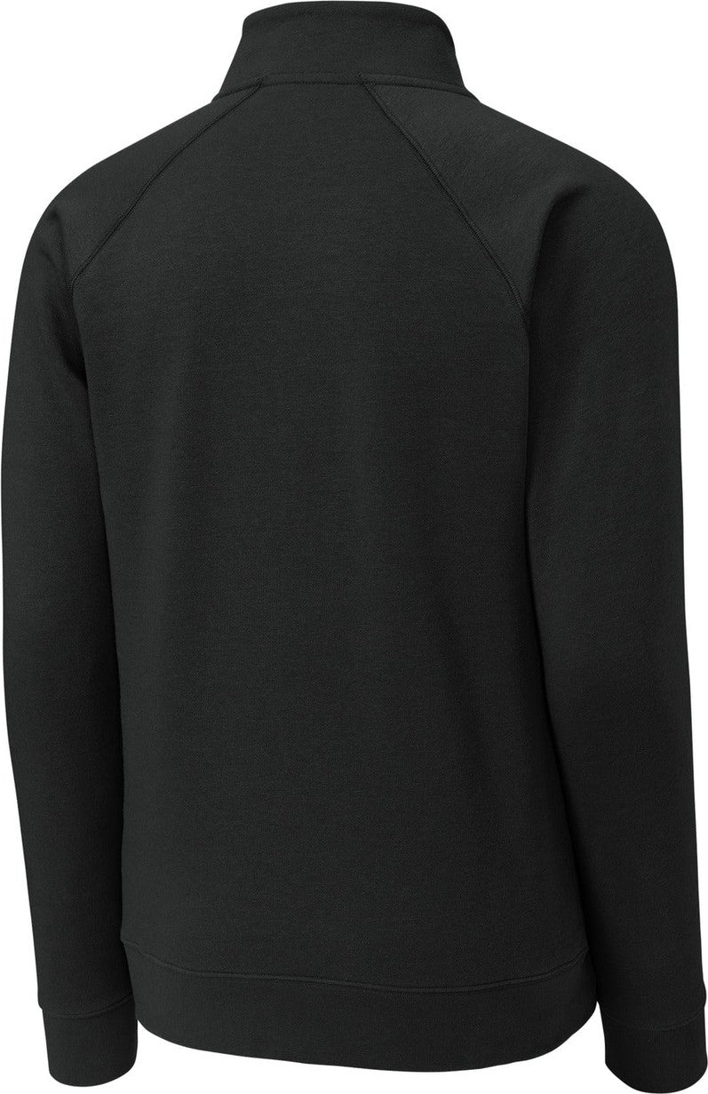 Rear View of Black Sport-Tek Drive Fleece 1/4-Zip Pullover STF202