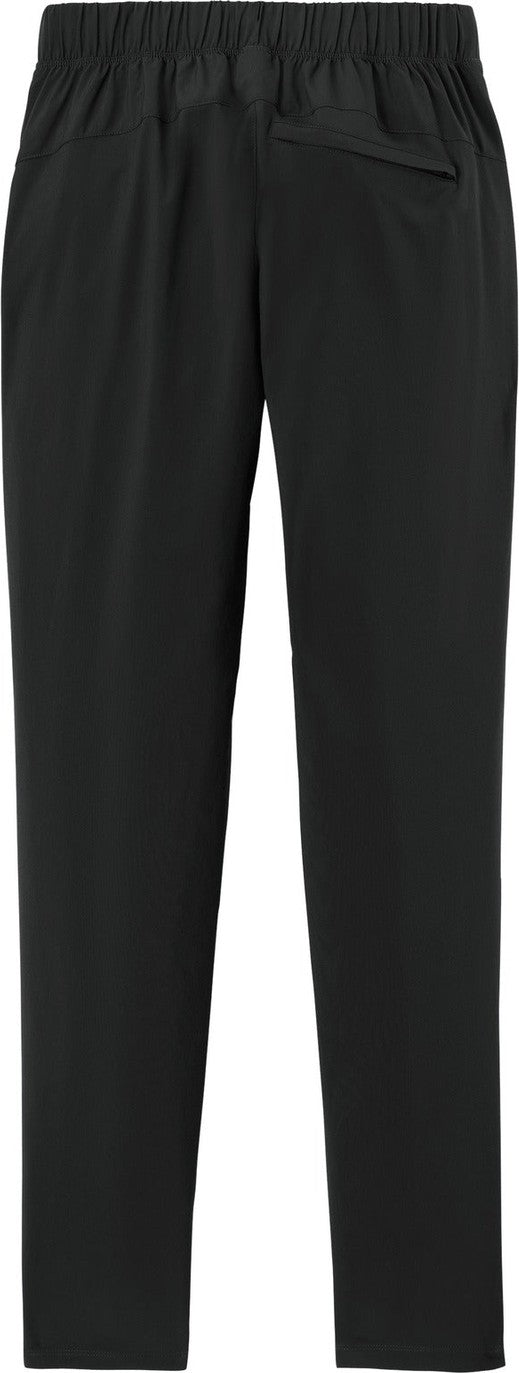 Front View of Black Sport-Tek Repeat Pant PST485