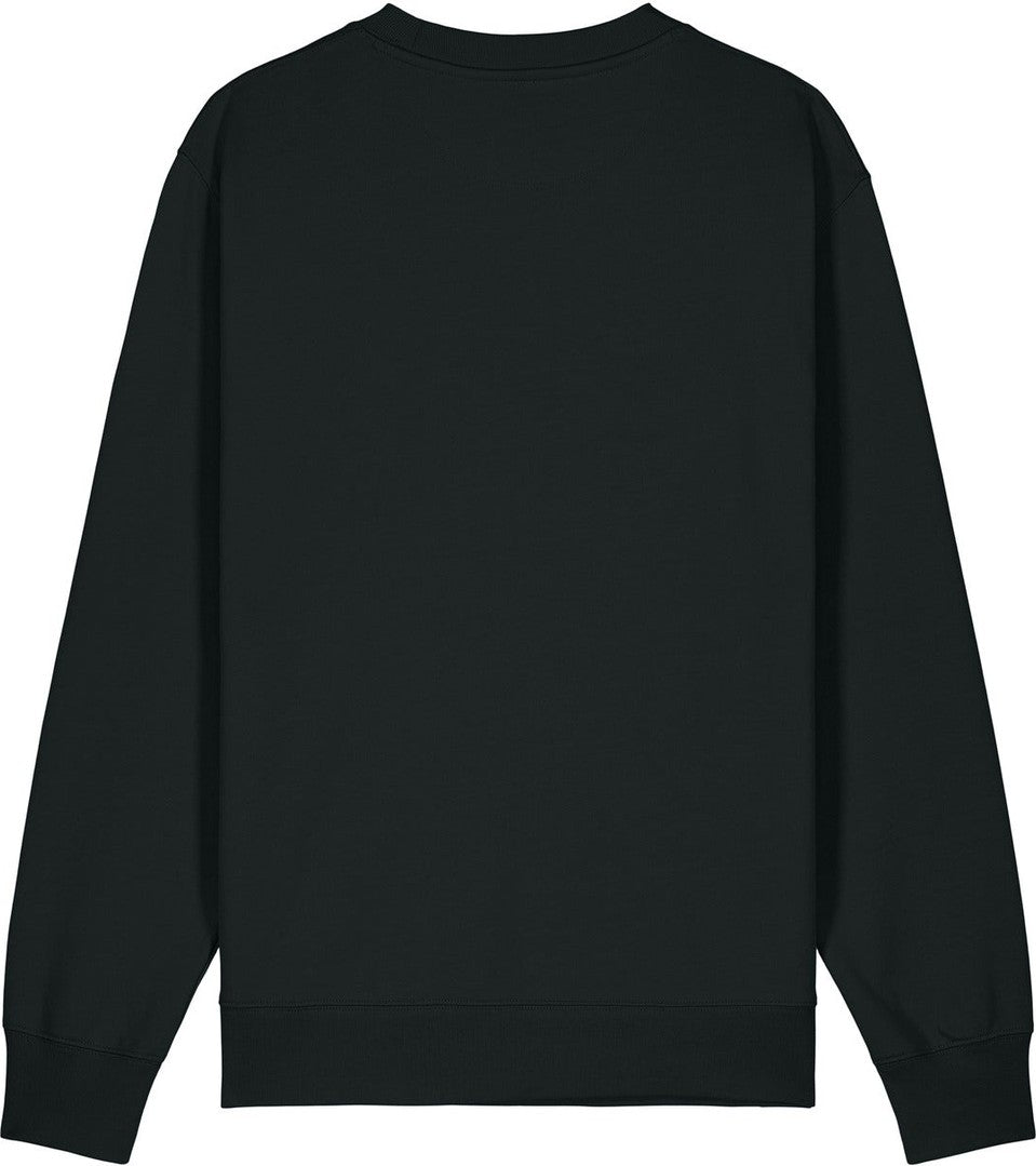 Rear View of Black Stanley/Stella Unisex Changer 2.0 Crewneck Sweatshirt SXU004