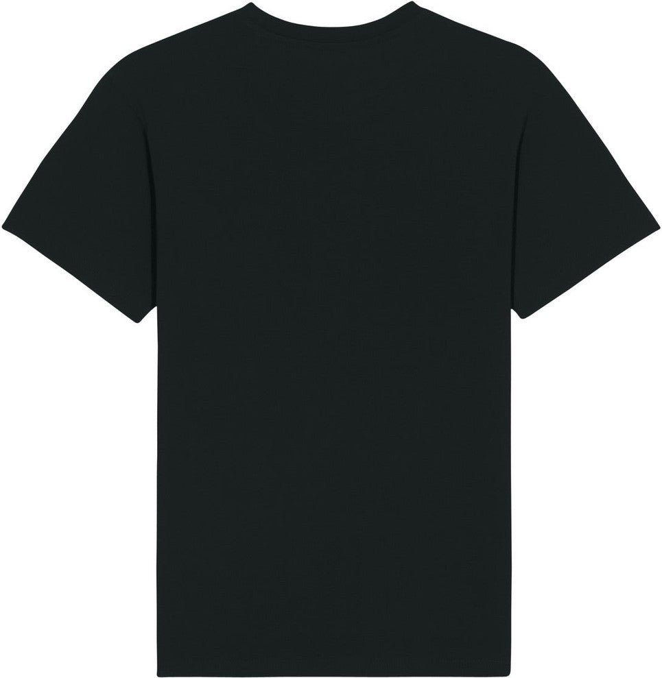 Front View of Black Stanley/Stella Unisex Rocker Tee SXU016