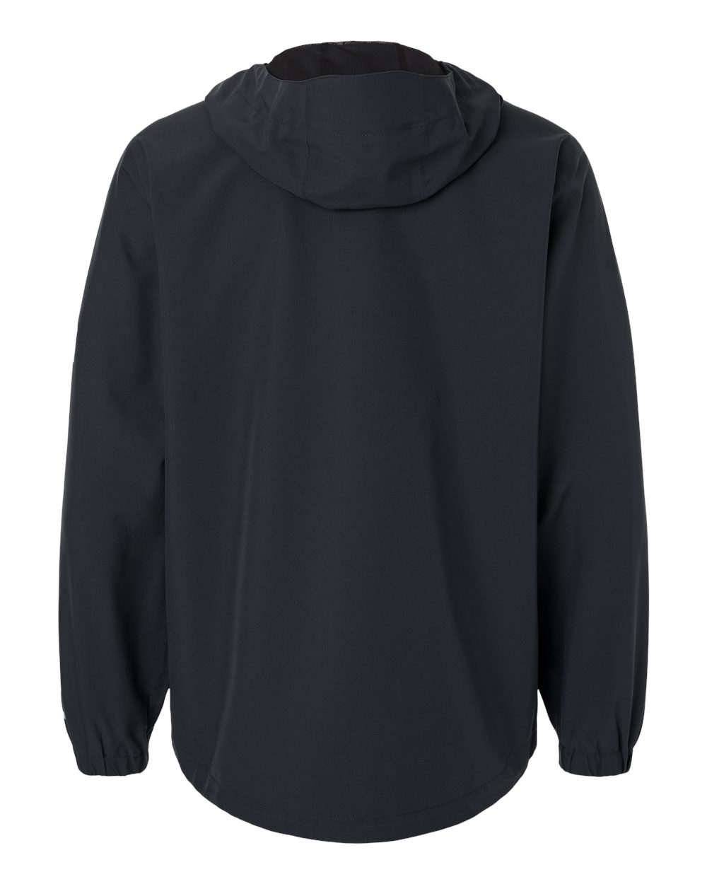 Rear View of Black Storm Rain Jacket - H400159