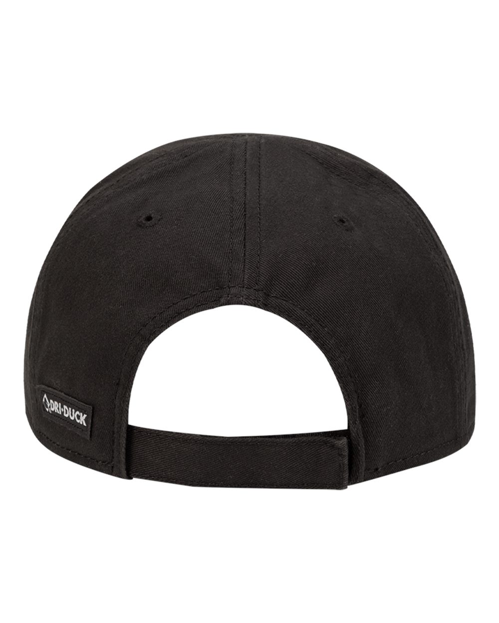 Front View of Black Tactical Cap - 3353