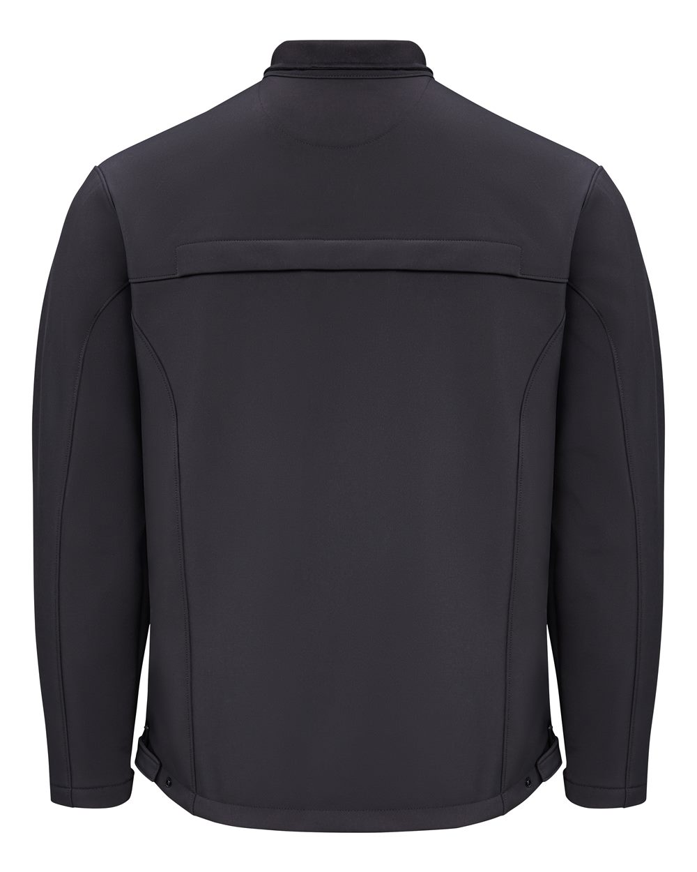 Front View of Black Tactical Jacket - LJ56