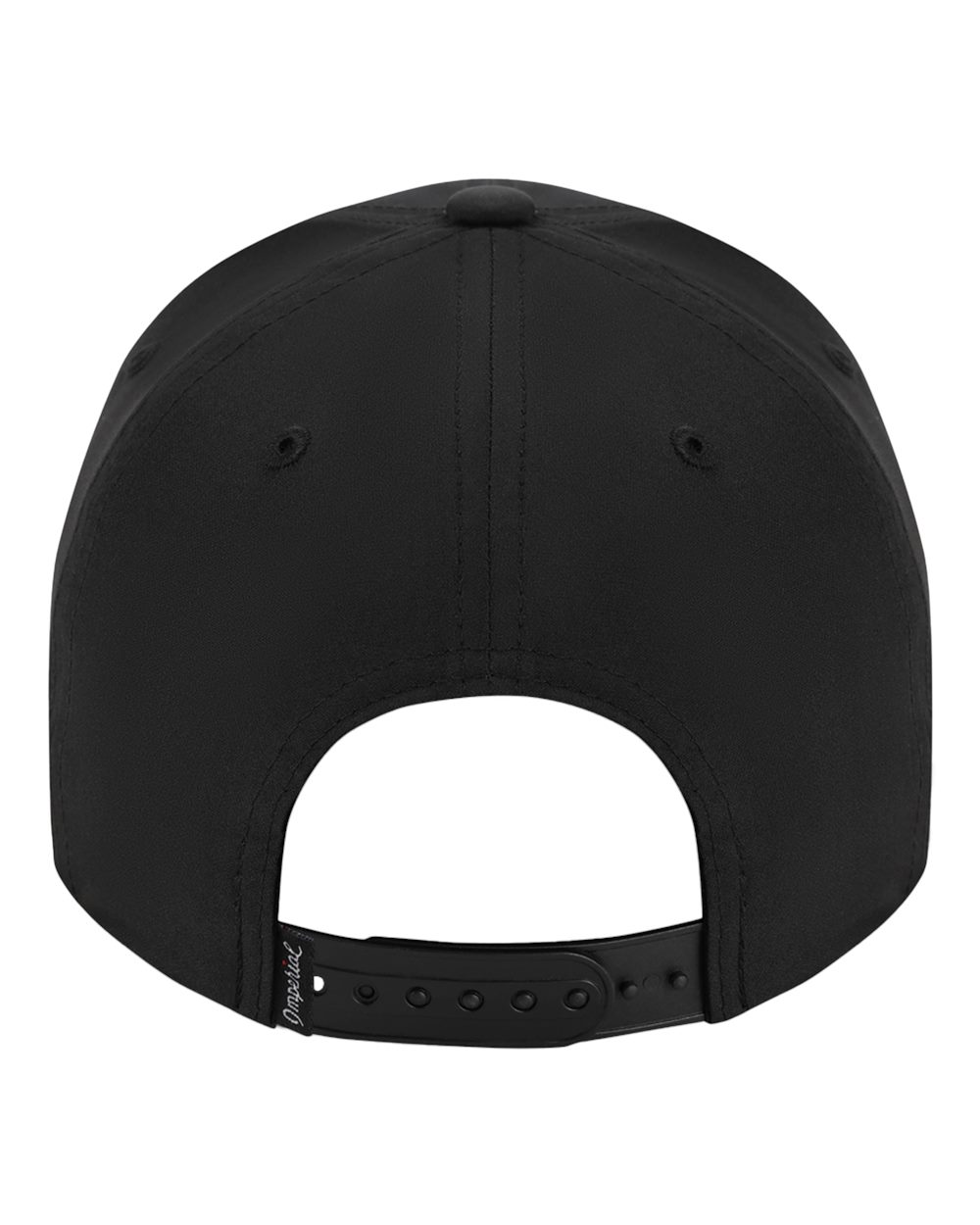 Front View of Black The Independent Cap - 7054N