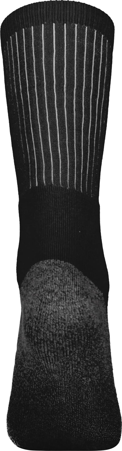 Rear View of BLACK TONAL CREW SOCK