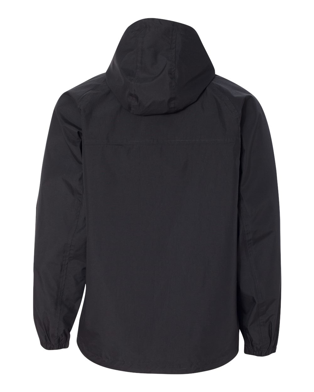 Front View of Black Torrent Waterproof Hooded Jacket - 5335