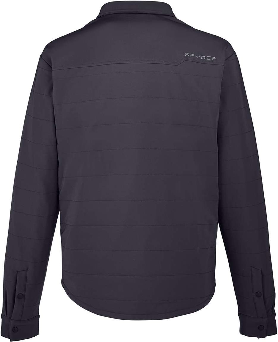 Rear View of Black Transit Shirt Jacket - S17030
