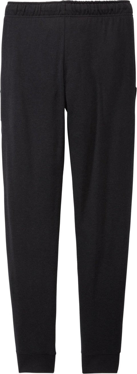 Front View of Black Triad So Sport-Tek Women's PosiCharge Tri-Blend Wicking Fleece Jogger LST299