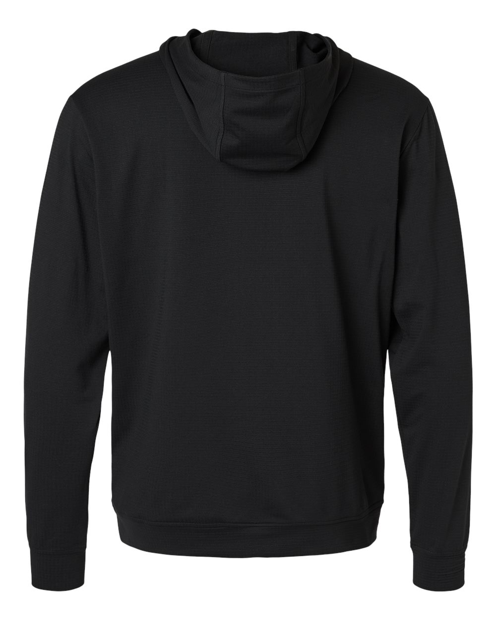 Front View of Black Ultimate Elevated Hoodie - A2009