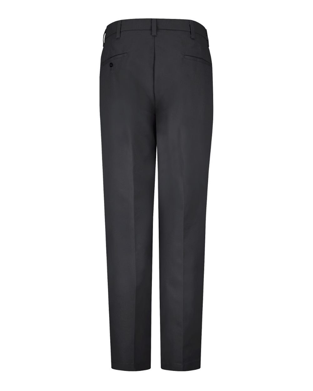 Black - Unhemmed Pleated Twill Slacks - PT38