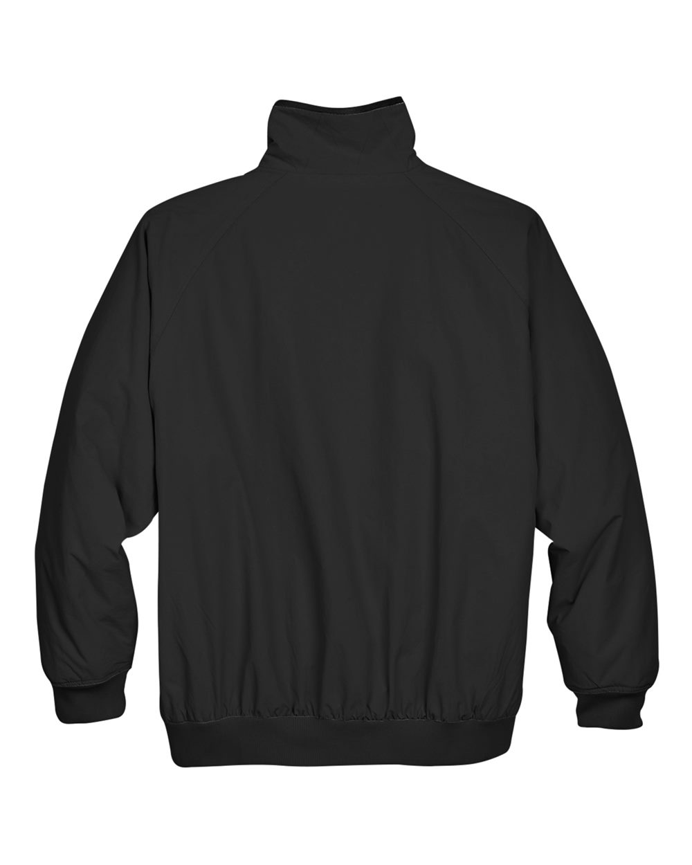 Front View of Black Unisex Three Season Classic Jacket - D700