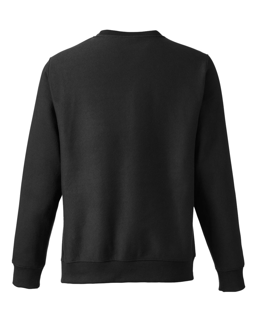 Front View of Black Unisex Zone HydroSport™ Heavyweight Sweatshirt - TT98