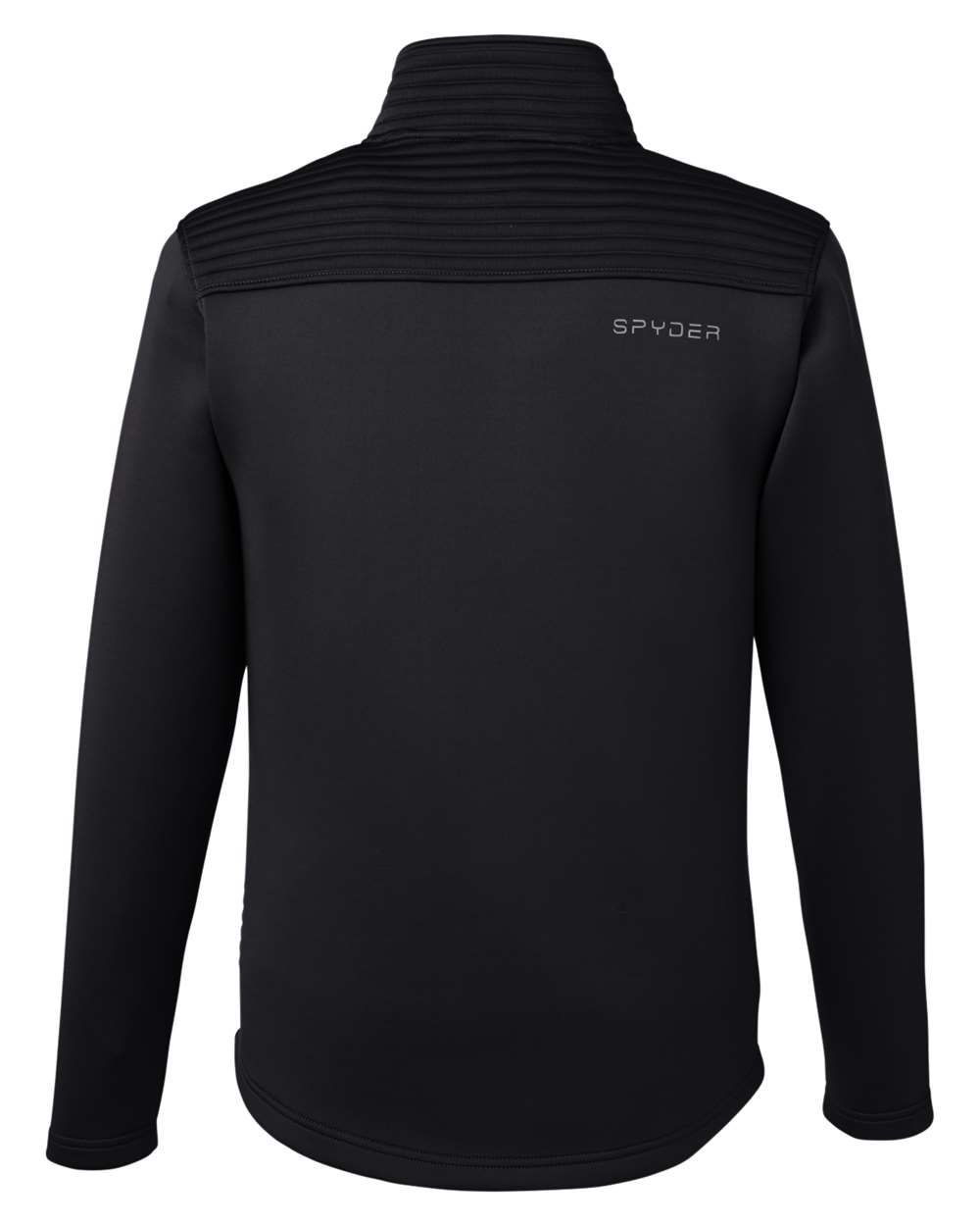 Rear View of Black Venom Full-Zip Jacket - S16539