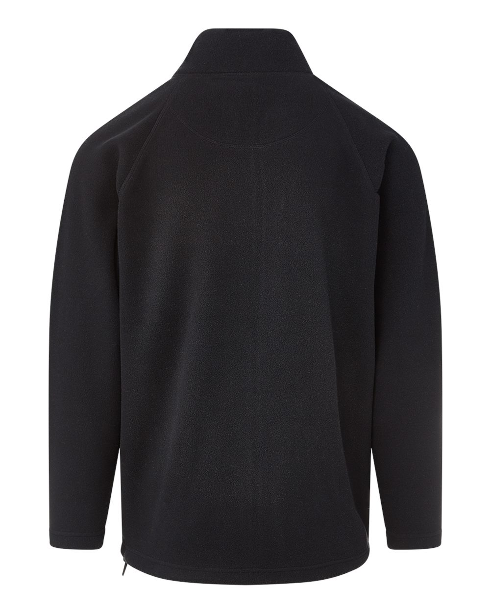 Front View of Black Whisper Fleece™ Full-Zip Jacket - 24138