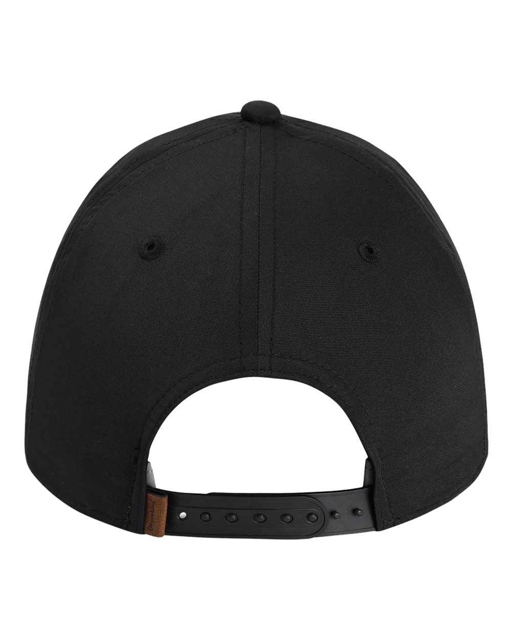 Front View of Black/ White The Harrison Cap - 5054U
