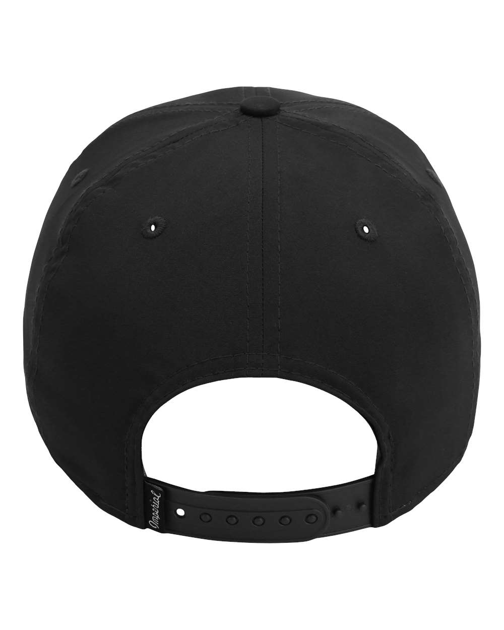 Front View of Black/ White The Wingman Cap - 7054