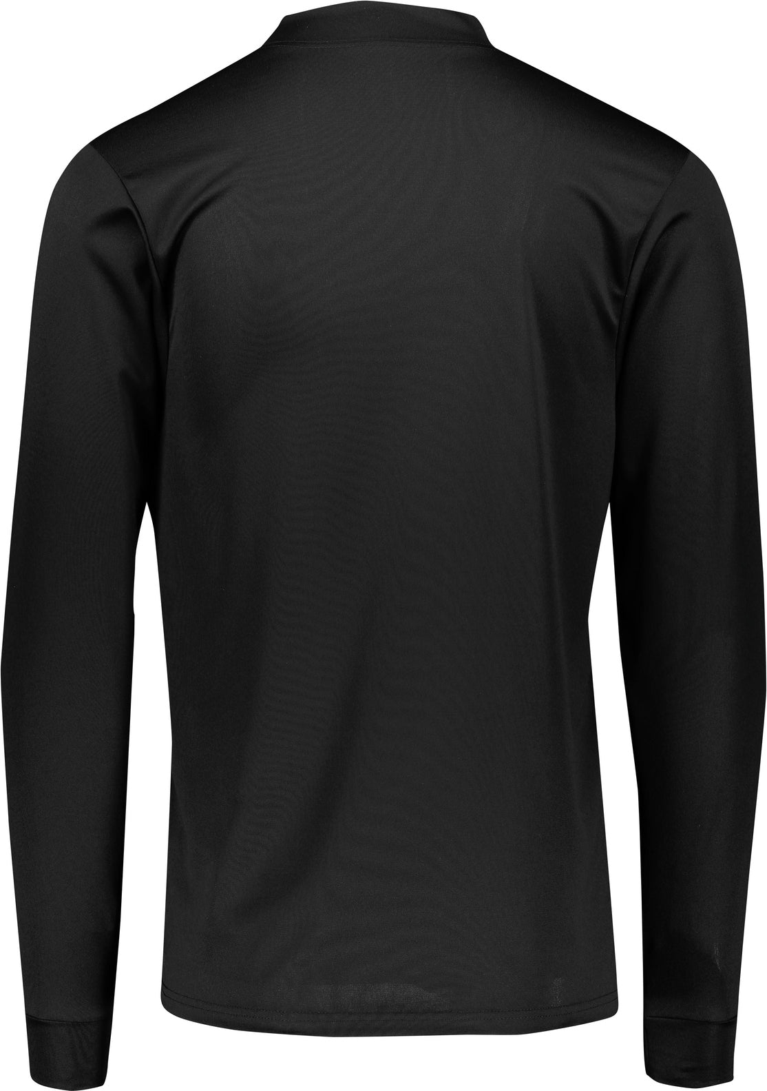 Rear View of BLACK WICKING MOCK TURTLENECK