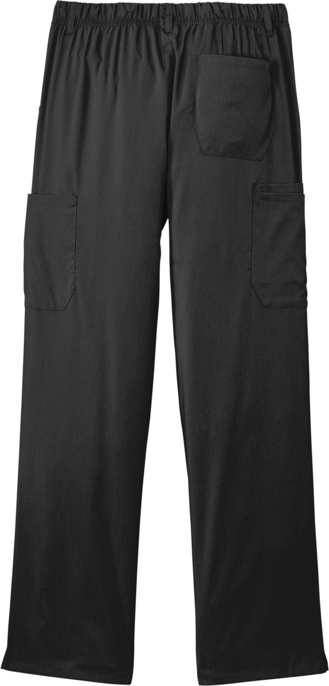 Front View of Black Wink Men's Premiere Flex Cargo Pant WW5058