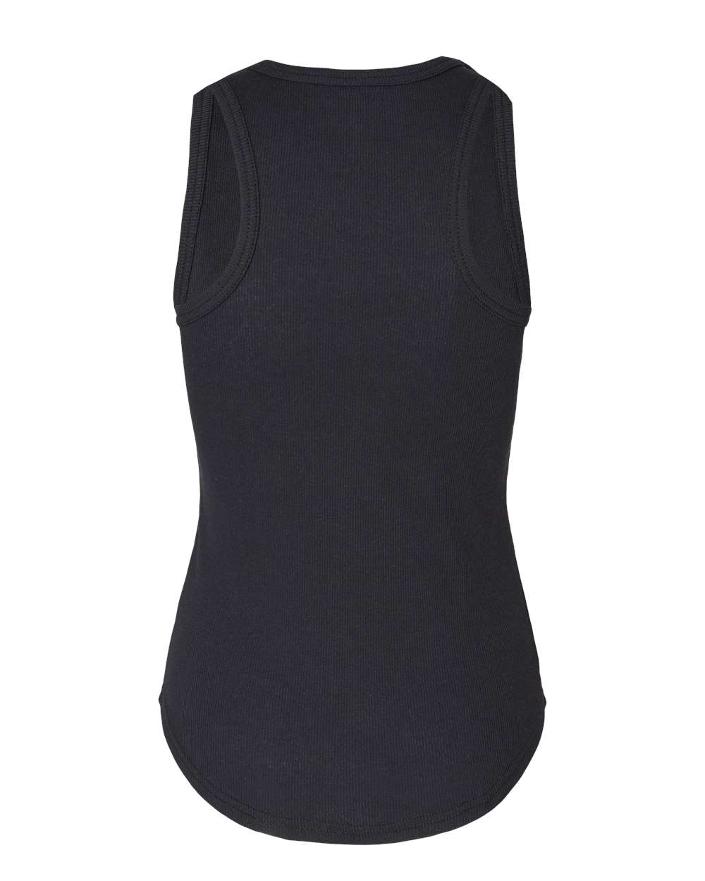 Front View of Black Women's Adrienne Tank Top - BW2501