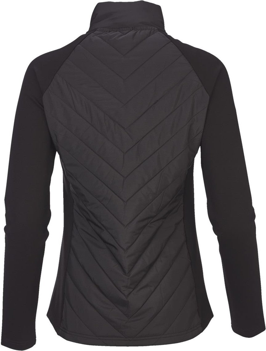 Front View of Black Women's Adventure Jacket - BW8101