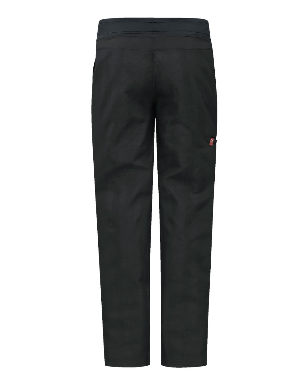 Front View of Black Women's Airflow Chef Pants - 0P1W