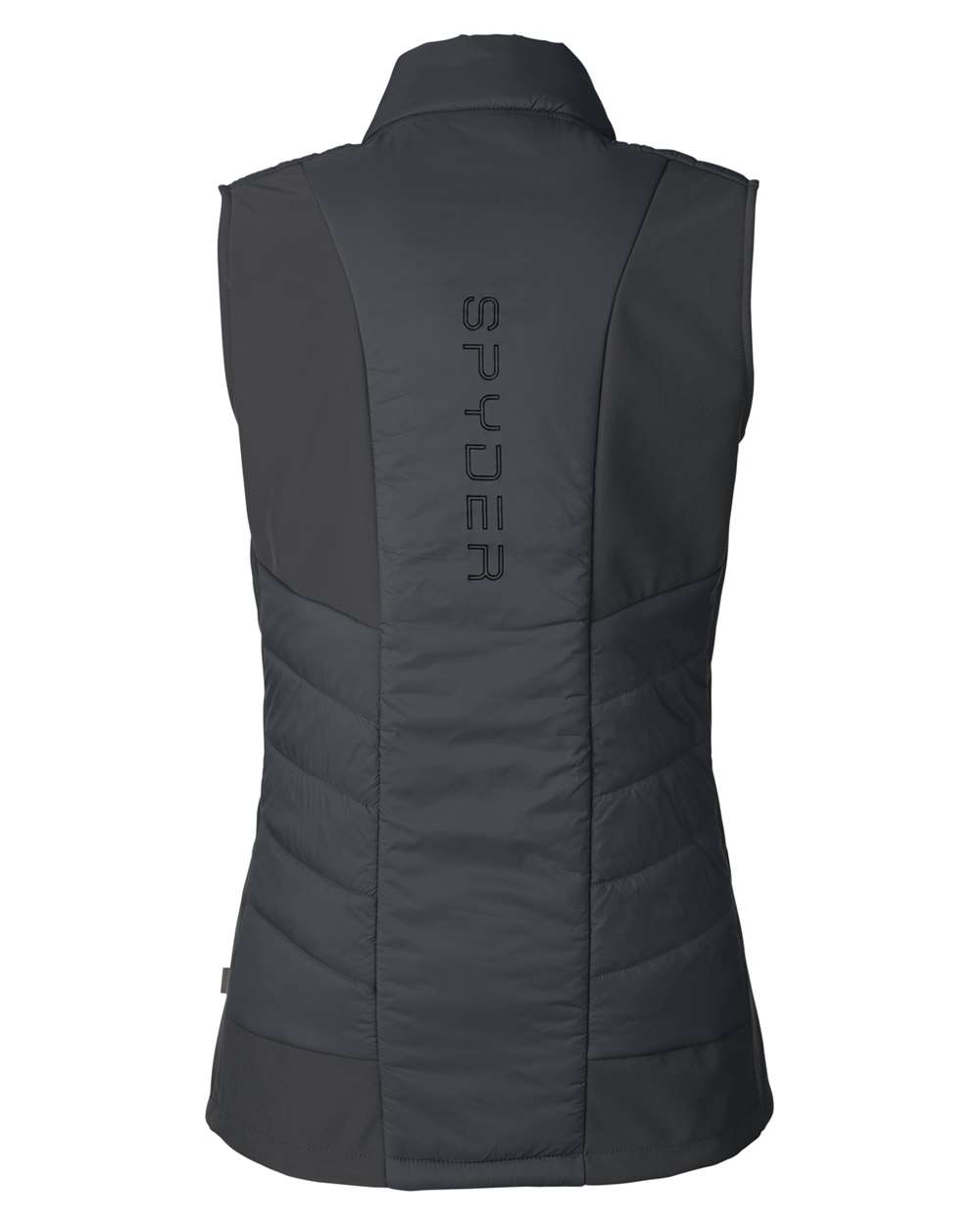 Rear View of Black Women's Challenger Vest - S17930