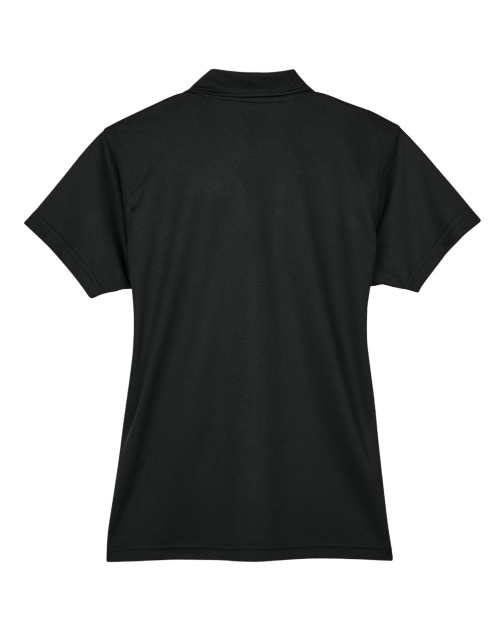 Front View of Black Women's Command Snag Protection Polo - TT21W