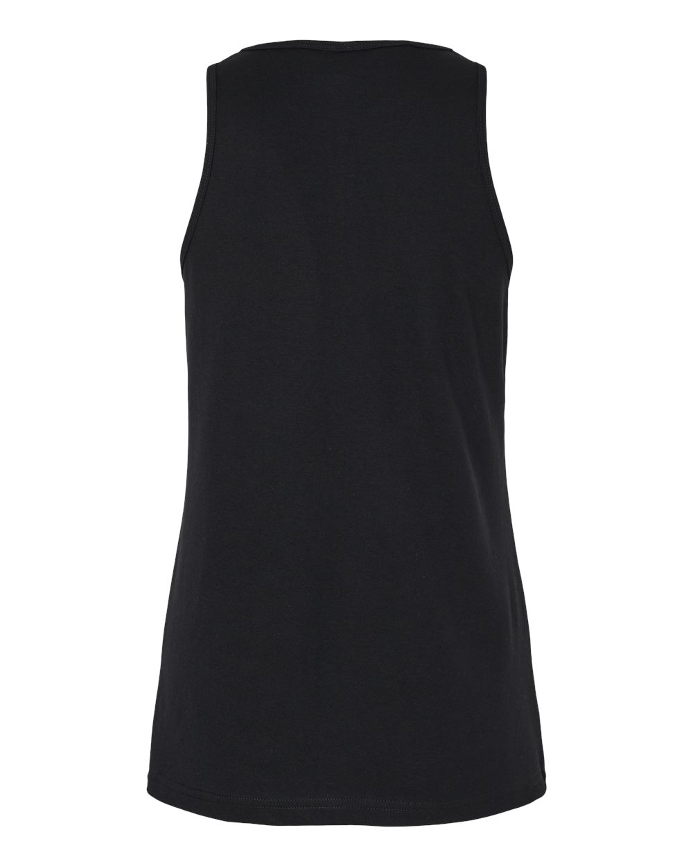 Front View of Black Women's CVC Tank - 101CVC