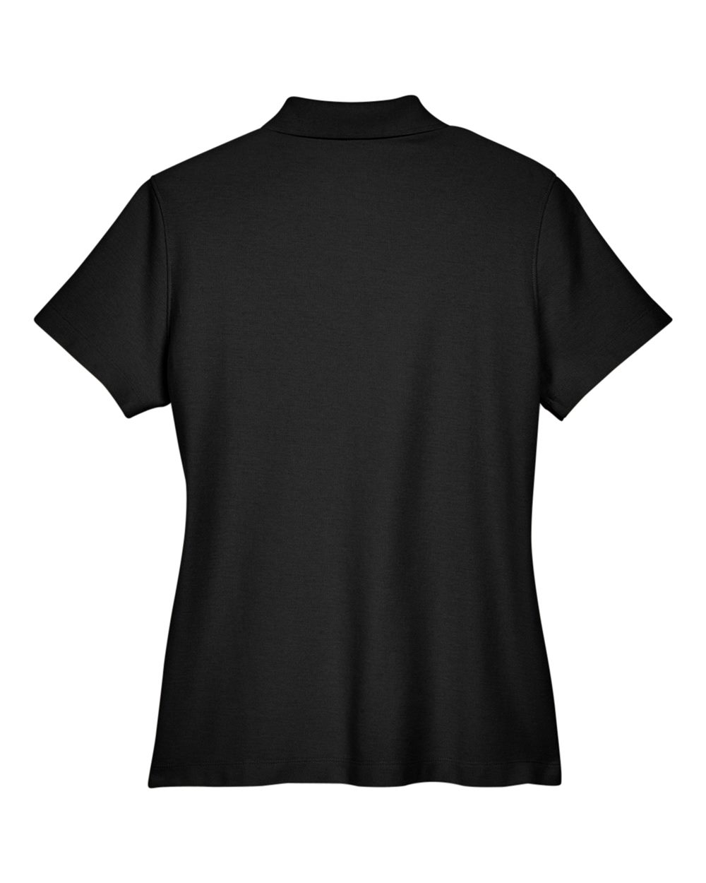 Front View of Black Women's DRYTEC20™ Performance Polo - DG150W