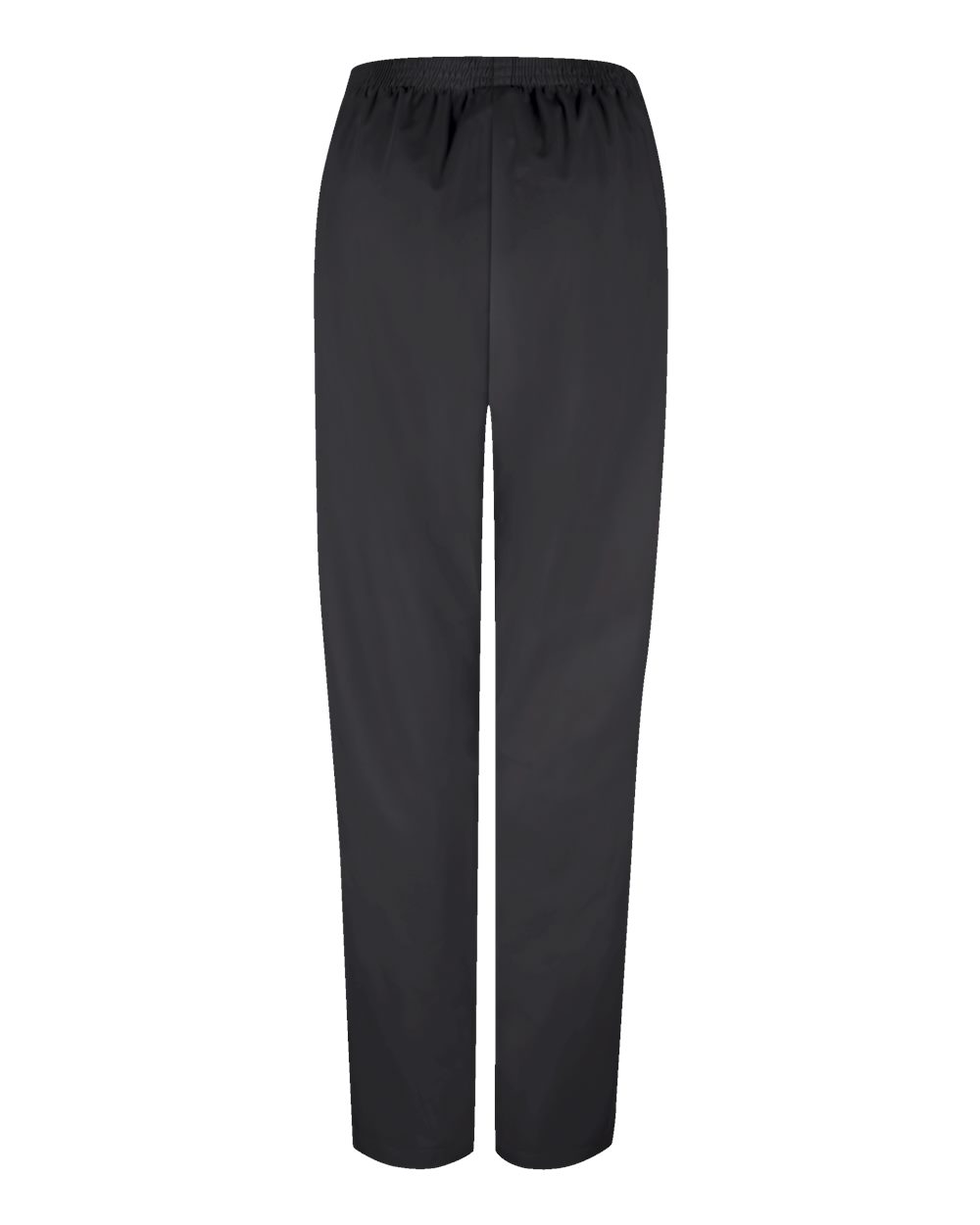 Front View of Black Women's Easy Wear Poplin Slacks - 2P11