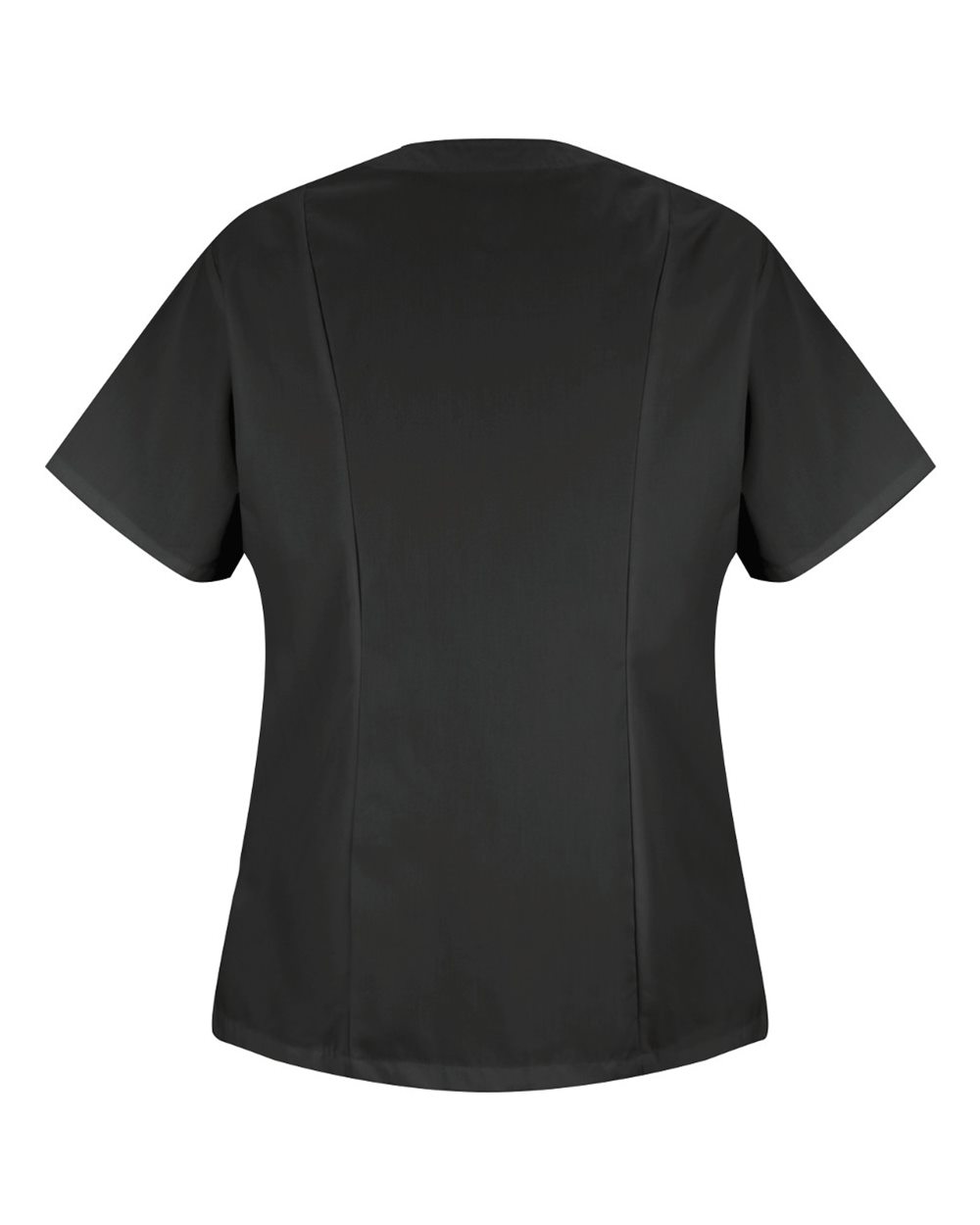 Front View of Black Women's Easy Wear Tunic - 9P01