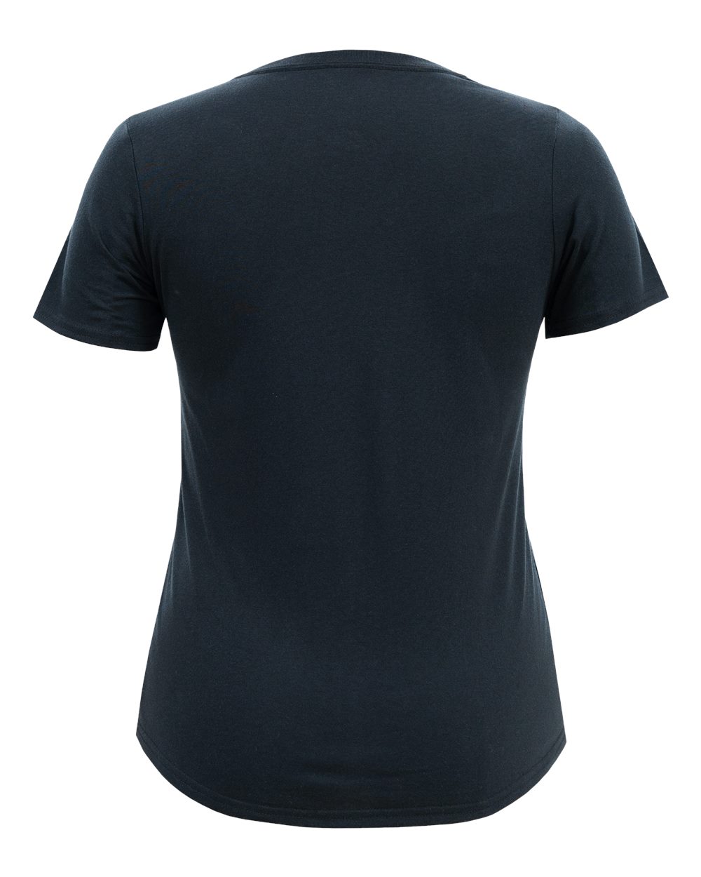 Front View of Black Women's Eco T-Shirt - EC200