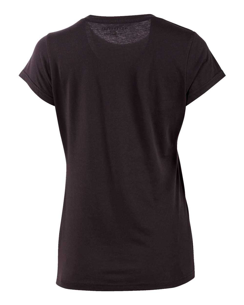 Rear View of Black Women&#39;s Essential T-shirt - BW2104